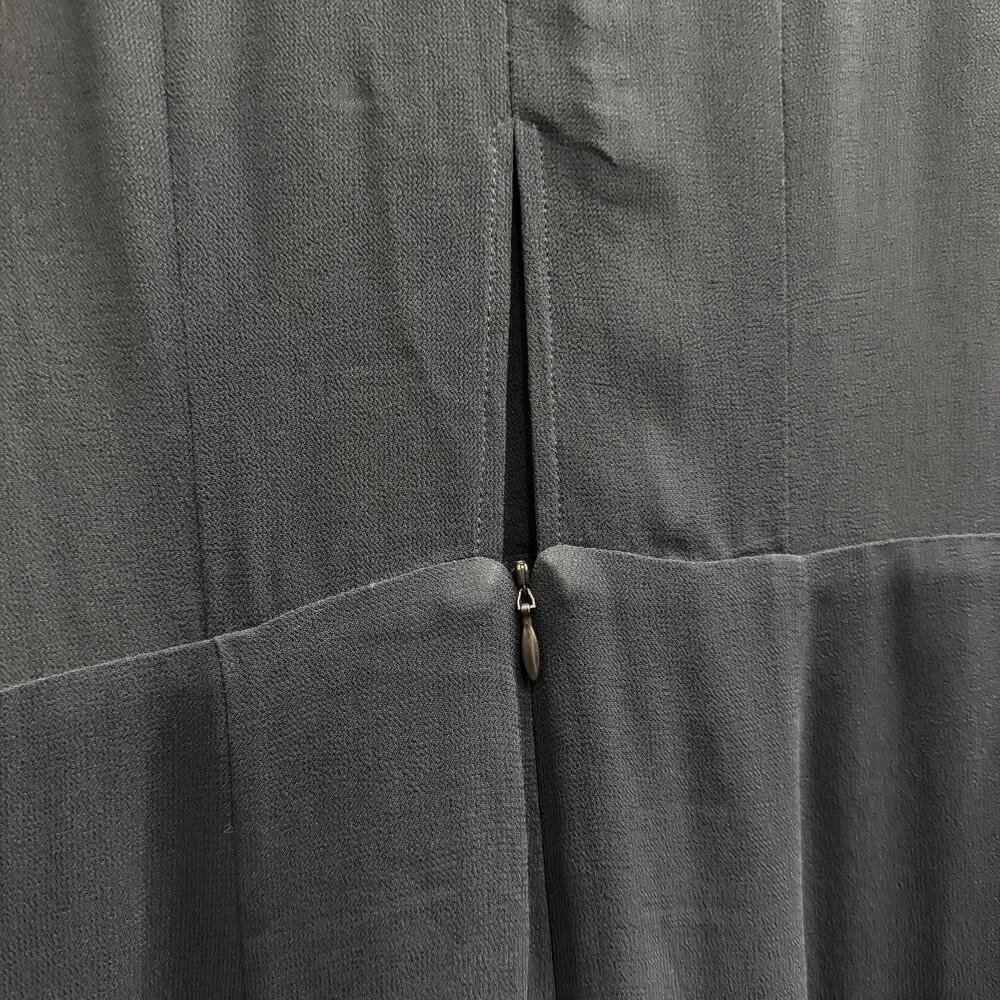 Reformation Long Sleeve Navy Dres - Picture 3 of 4